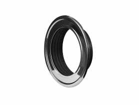 Kołnierz przyścienny metalowybiały 110 mm AWENTA