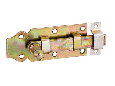 Zdjęcie: Zasuwa drzwiowa z obejmą ocynk 100x44 mm ALBERTS