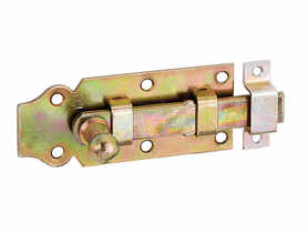 Zasuwa drzwiowa z obejmą ocynk 100x44 mm ALBERTS