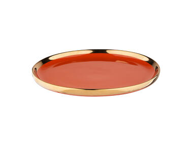 Zdjęcie: Talerz deserowy 20 cm Aurora Gold terakota ALTOMDESIGN