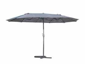 Parasol Double 460x275 cm szary VOG