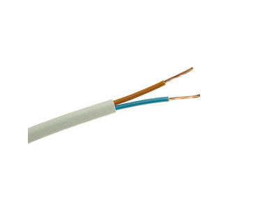 Zdjęcie: Przewód elektryczny OMYp 2x0,75 biały EL-KAG