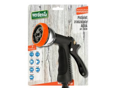 Zdjęcie: Pistolet zraszający metalowy 7-funkcyjny Aqua VERDENIA