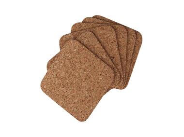 Zdjęcie: Komplet 6 podkładek kwadratowych 10x10 cm korek naturalny ALTOMDESIGN