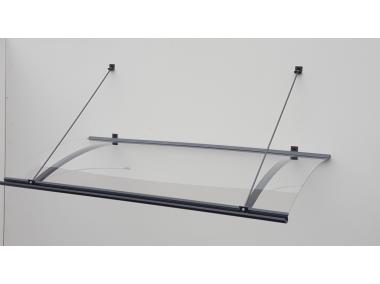 Zdjęcie: Zadaszenie Swing Akryl 160M 160x82x18 cm szare GUTTA