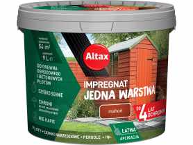 Impregnat Jedna Warstwa 4 lata 9 L mahoń ALTAX