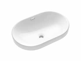 Umywalka wpuszczana w blat Egina 60 cm owlana INVENA