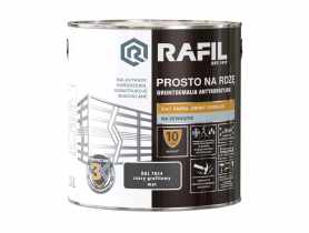 Gruntoemalia prosto na rdzę mat RAL7024 2,5L RAFIL