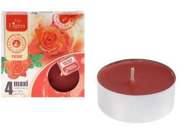 Zdjęcie: Podgrzewacze zapachowe Maxi Róża, 4 sztuki DECOR