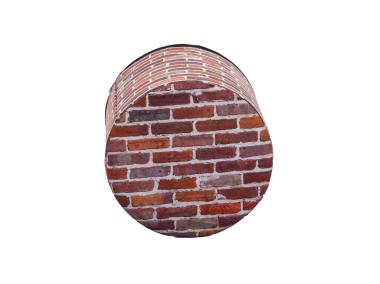 Zdjęcie: Pufa dekoracyjna Cegła 40x40 cm BERTONI