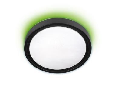 Zdjęcie: Plafon LED Aje-Panama RGB Black + pilot ACTIVEJET