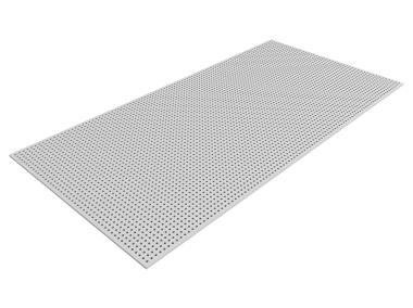 Zdjęcie: Płyta akustyczna Cleaneo perforowana prosta okrągła 12/25 R 12,5mm 1200x2000 mm biała KNAUF