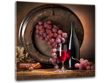 Zdjęcie: Obraz Glasspik 30x30 cm Gl066 Wino 4 Cz Win STYLER