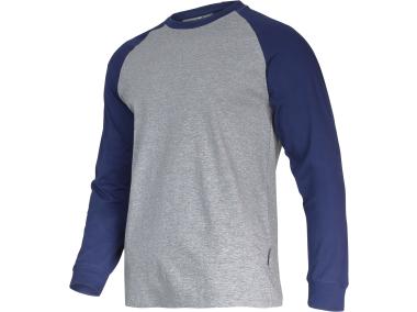 Zdjęcie: Koszulka z długim rękawem 190g/m2, szaro-granatowa, 2XL, CE, LAHTI PRO