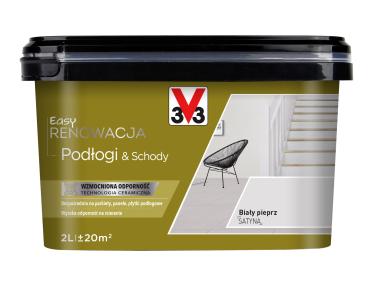 Farba renowacyjna Easy Renowacja Podłogi & Schody biały pieprz 2 L V33
