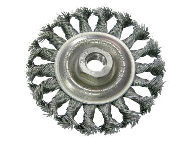 Zdjęcie: Szczotka tarczowa z drutu stalowego 100 mm PROLINE