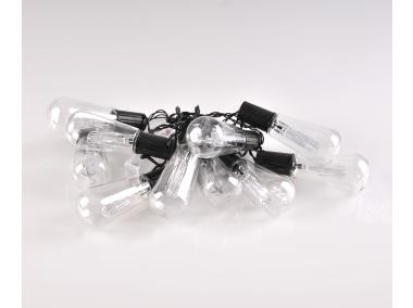 Zdjęcie: Girlanda Edison 10 LED czarna baterie 2xAA POLUX