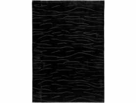 Dywan Alaska 80x150 cm fale czarny MULTI-DECOR
