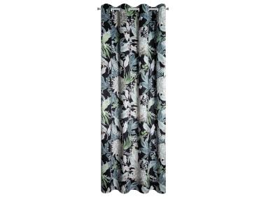 Zdjęcie: Zasłona gotowa Sally 140 x 270 cm czarny EUROFIRANY