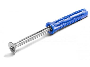 Zdjęcie: Kołek uniwersalny 4All 8x65 mm z wkrętem 5x80 mm, 50 sztuk RAWLPLUG