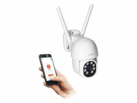 Kamera zewnętrzna obrotowa, 4MP, Wi-Fi, pamięć, two-way talk ORNO