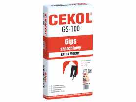 Gips szpachlowy GS-100 - 20 kg CEKOL