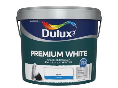 Zdjęcie: Farba lateksowa Premium White 10 L DULUX