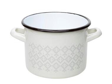 Zdjęcie: Garnek emaliowany Blanka prosty 16 cm - 2,2 L EMALIA PLESZEW