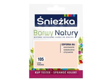 Zdjęcie: Farba Barwy Natury tester letni poranek 105 25ml ŚNIEŻKA