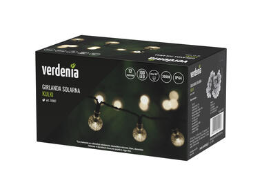Zdjęcie: Girlanda solarna kulki 100 led 12 m 10997 VERDENIA
