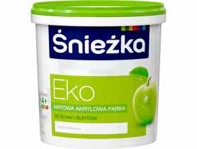 Farba EKO biały 1L ŚNIEŻKA