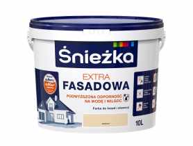 Farba Extra Fasadowa Beżowy 10L N ŚNIEŻKA