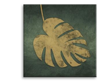 Zdjęcie: Obraz Canvas Silver1 65x65x1,8 cm Ex514 Gold Monstera STYLER