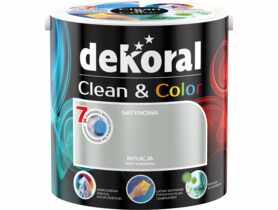 Farba satynowa Clean&Color 2,5 L intuicja DEKORAL