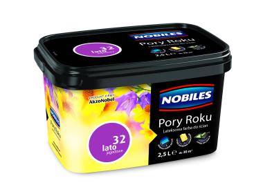 Zdjęcie: Farba lateksowa Pory Roku 2,5 L lato jagodowe NOBILES