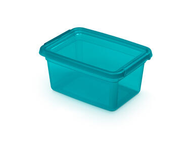 Zdjęcie: Pojemnik z pokrywką i klipsami 14x19x9 cm 1,5 L Ocean (2242) Basestore ORPLAST