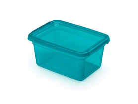 Pojemnik z pokrywką i klipsami 14x19x9 cm 1,5 L Ocean (2242) Basestore ORPLAST