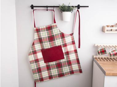 Zdjęcie: Fartuch kuchenny Victoria Red 70x80 cm ALTOMDESIGN