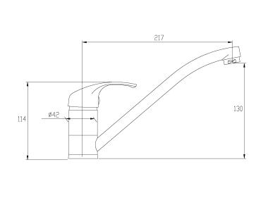Zdjęcie: Bateria zlewozmywakowa Mitris chrom INVENA