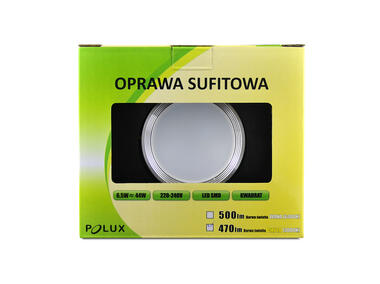 Zdjęcie: Oprawa podtynkowa LED Moon Olal 6 W  90 stopni  kwadrat czarna szczotkowana POLUX