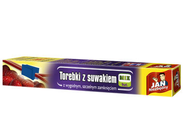 Zdjęcie: Torebki do żywności z suwakiem mix 9 szt. JAN NIEZBĘDNY