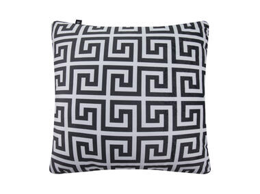 Zdjęcie: Poszewka maroko i kostka grecka chic obsession no.3 biało-czarna+złota obszywka 45x45 cm CHIC HOME