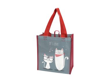 Zdjęcie: Torba na zakupy RPET 26x15x27 cm Love SIMPLE SOLUTIONS