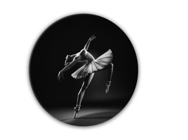 Zdjęcie: Obraz Glas Ringart. 70 cm Gr016 Ballerina STYLER
