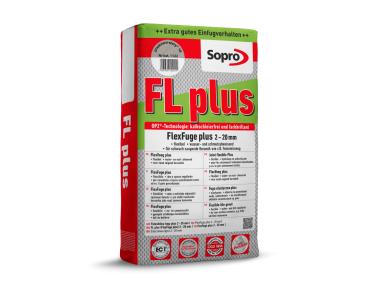 Fuga elastyczna FL PLUS piaskowy szary 15 kg SOPRO