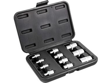 Zdjęcie: Komplet 1/4+3/8+1/2- 11-elementowy torx wewnetrznych STALCO