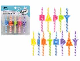 Zestaw świeczek urodzinowych Happy Set DECOR
