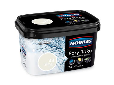 Zdjęcie: Farba lateksowa Pory Roku 2,5 L zima skalista NOBILES