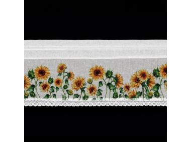 Zdjęcie: Firana gotowa Helia 150x30 cm żółty EUROFIRANY