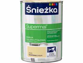 Emalia Supermal kremowy F575 0,8L ŚNIEŻKA
